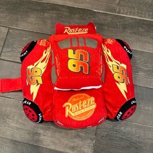Pillow Pets Disney Pixar Cars 3, Lightning Mcqueen, 16" Stuffed Plush Toy, Red
